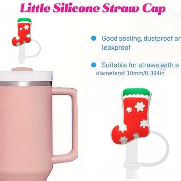 Stocking Straw Topper/Cover, NEW, Merry Christmas - Picture 3 of 8